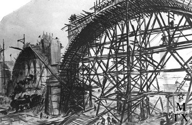 Березники. Строительство химкомбината. 1931. Рис. Ф. Лехта.