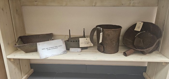 Находки на месте лагеря "Днепровский" 