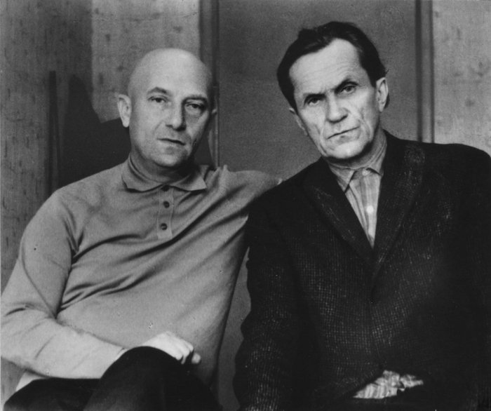 Борис Лесняк и Варлам Шаламов. Фото: из архива Б. Н. Лесняка, предоставлено Майей Симоновой.
