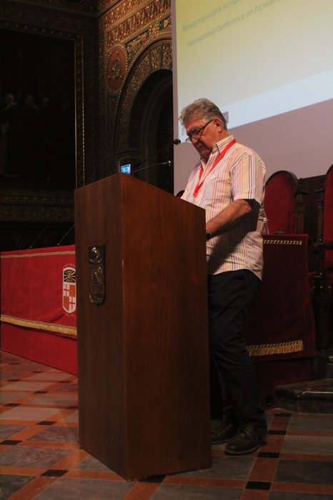 Рикандо Сен-Винсенте в Барселоне (конференция русистов, июнь 2018 г.)