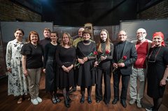 После спектакля Народного театра «Успех» «Я был готов жить!» (режиссер Светлана Клементьева)