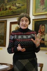 Елизавета Александровна Коновалова на Шаламовском вечере 16 января 2011г.