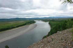 Река Колыма вблизи посёлка Дебин