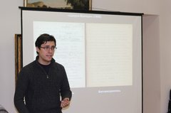 Сергей Соловьёв на текстологическом семинаре в Вологде