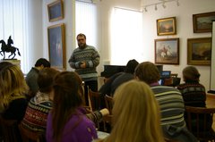 Сергей Агишев на текстологическом семинаре в Вологде